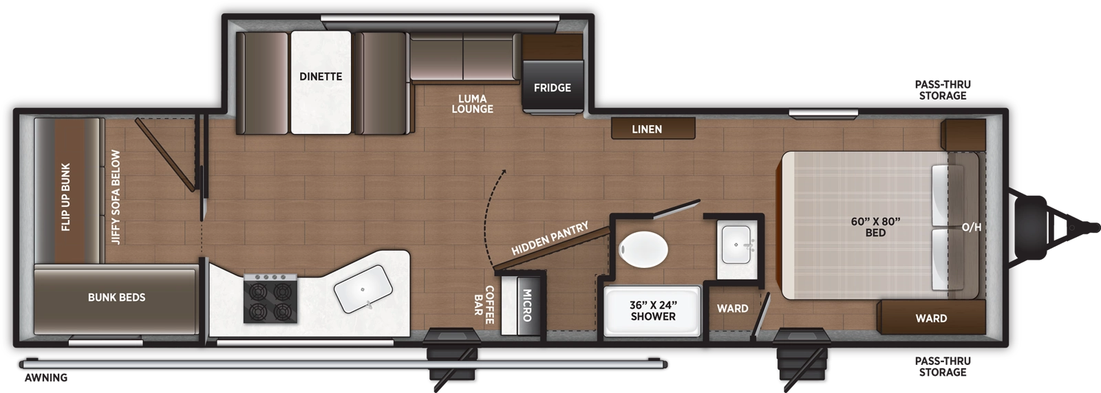 Airelume 285 Floorplan